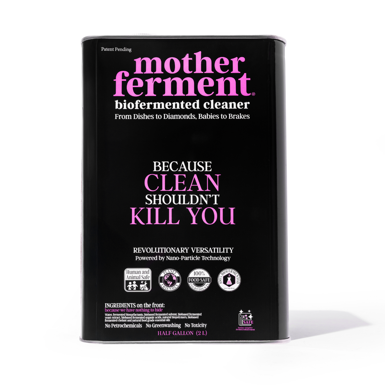 MotherFerment Biofermented Cleaner — half-gallon can